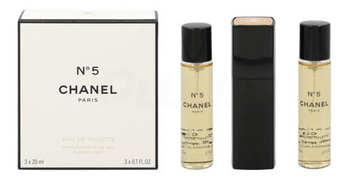 Chanel No 5 Twist and Spray - Purse Spray Gaveæske 2 x EDT Spray Refill 20 ml + 1 x EDT Spray 20 ml _0