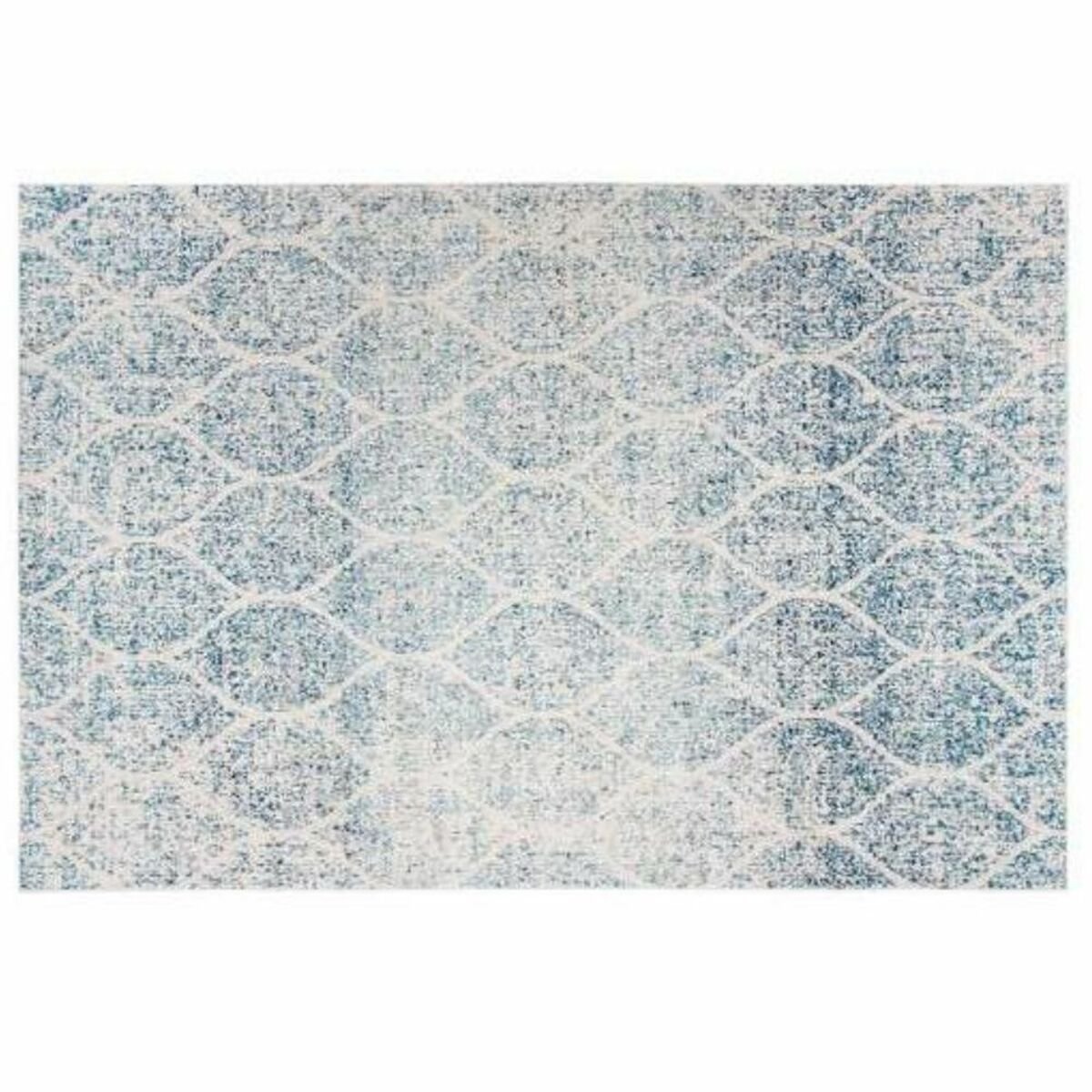 Carpet DKD Home Decor Blue Cotton Chenille (120 x 180 x 1 cm)_2