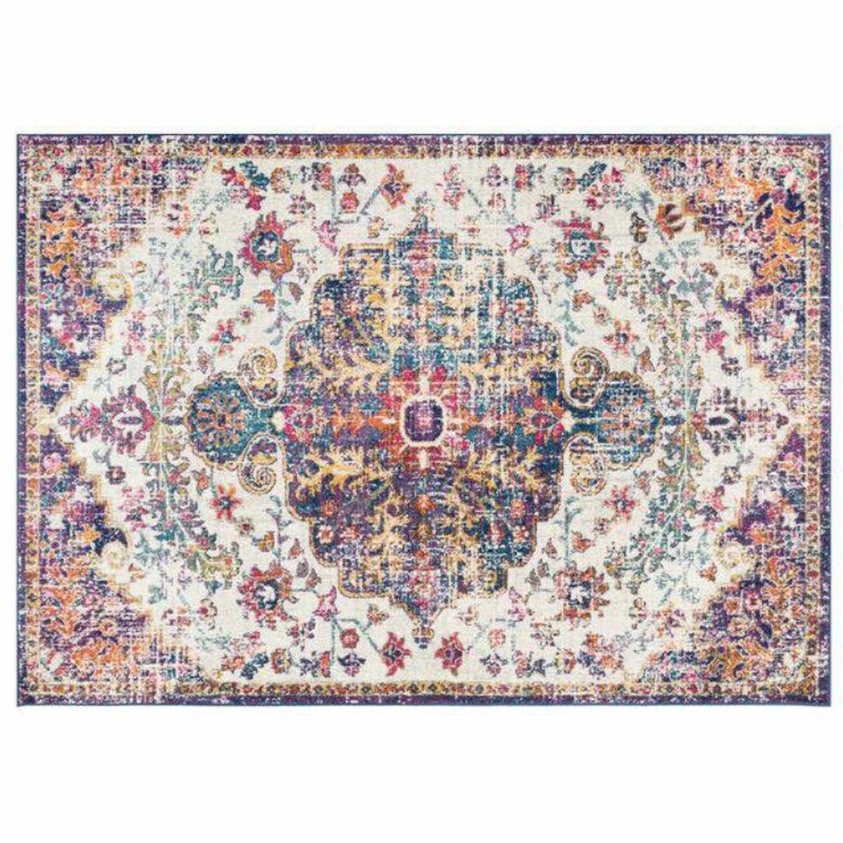 Carpet DKD Home Decor Cotton Multicolour Chenille (120 x 180 x 1 cm)_2