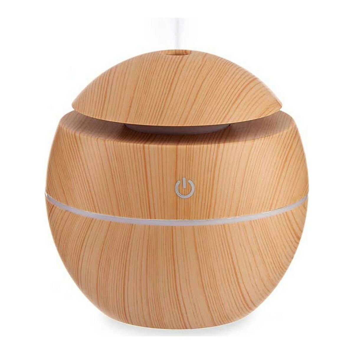 Aroma Diffuser Humidifier with Multicolour LED Brown Plastic (130 ml) (10 x 10 x 10 cm)_1