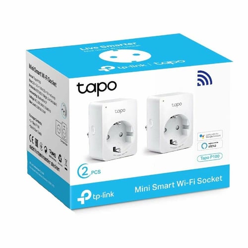 Smart-stik TP-Link MINI SMART Tapo P100 2900W WiFi Hvid (2 uds)_2