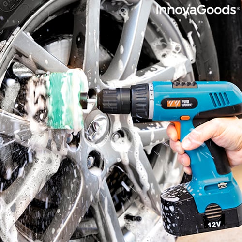 Sett med rensebørster for bor Cyclean InnovaGoods 3 Deler_9