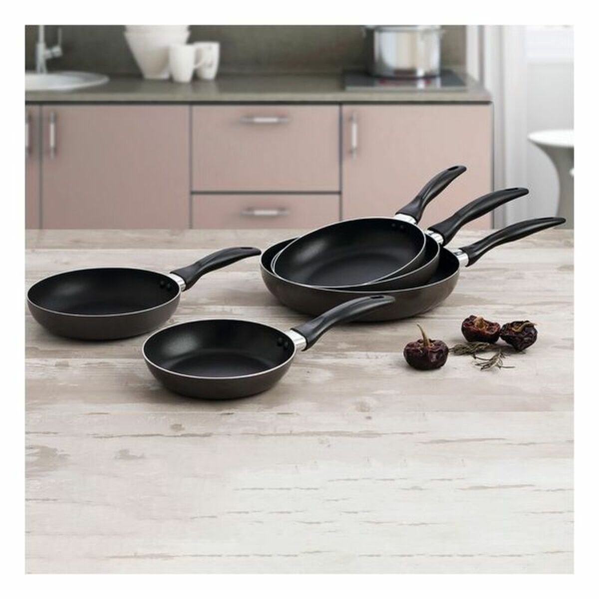 Non-stick frying pan Quid Temis Aluminium_3