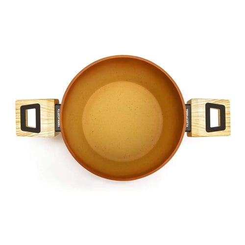 Gryde Med Låg Amercook Terrakotta (Ø 20 cm)_9