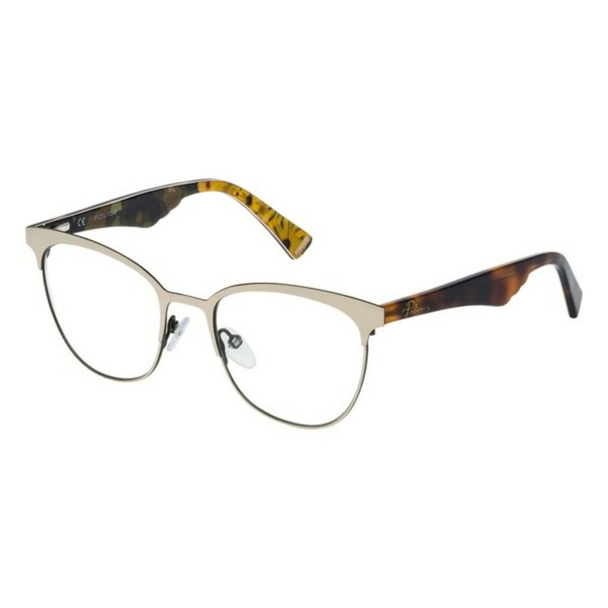 Ladies'Spectacle frame Police VPL417510A60 Brown Rose gold (ø 51 mm)_1