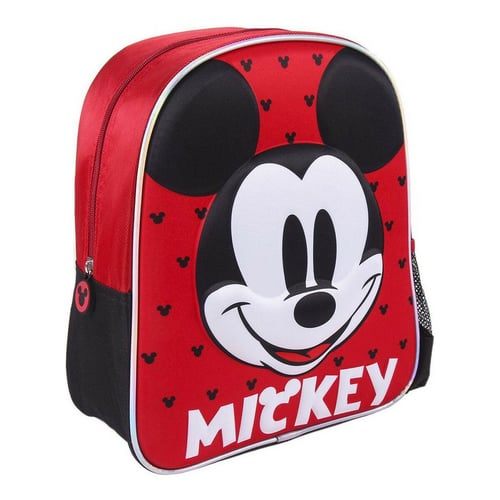 3D Skoletaske Mickey Mouse Rød (25 x 31 x 10 cm)_1