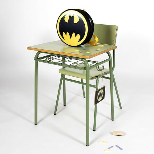 3D Skoletaske Batman Gul (9 x 30 x 30 cm)_2