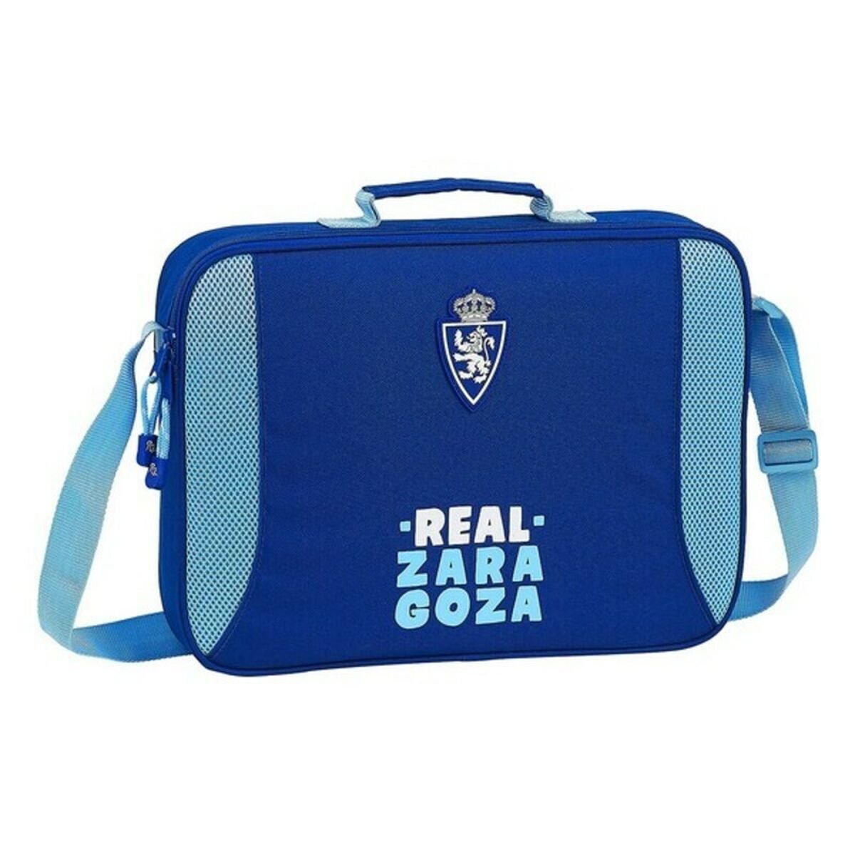 Briefcase Real Zaragoza Blue Light Blue (38 x 28 x 6 cm)_1