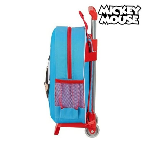 3D Skoletaske med Hjul 705 Mickey Mouse Clubhouse Lyseblå_7