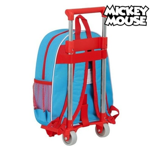 3D Skoletaske med Hjul 705 Mickey Mouse Clubhouse Lyseblå_9
