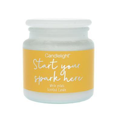 Candlelight Start Your Spark Here Duftlys White Petals 380 g _0