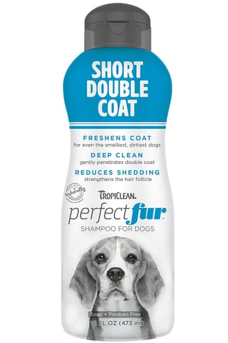 Tropiclean - Perfect fur short double coat shampoo til korte tætte pelse  - 473ml - picture