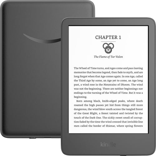 Amazon - Kindle E-Reader 6 skærm - 16GB - 2022 - Sort_0