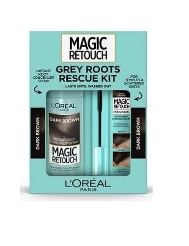 L'Oréal Magic Retouch Rescue Kit Dark Brown_0