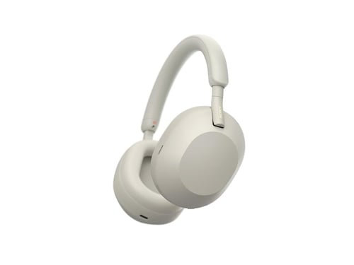 Sony - WH-1000XM5 trådlösa hörlurar med brusreducering, vita | Sayve.se