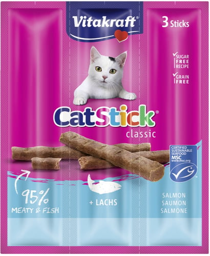 Vitakraft - Cat Stick laks MSC 3 pinner- (39314)_0