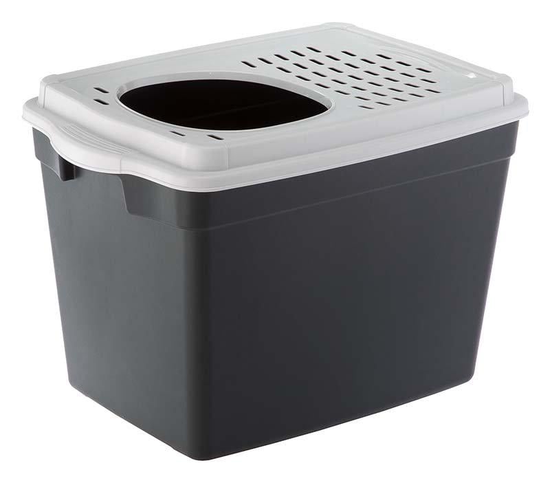 Ferplast - Litter Box Jumpy Black/White 38.8x57.5x39CM - (776.0060)_0