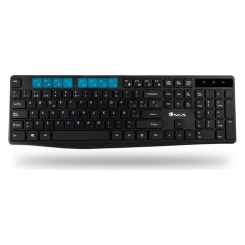 Tastatur og trådløs mus NGS Allure 1200 dpi 2.4 GHz Sort_3