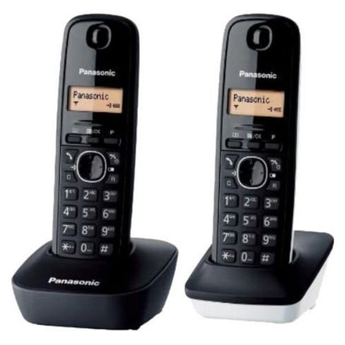 Trådlös Telefon Panasonic Corp. KX-TG1612SP1 Vit Svart (2 Pcs)_1
