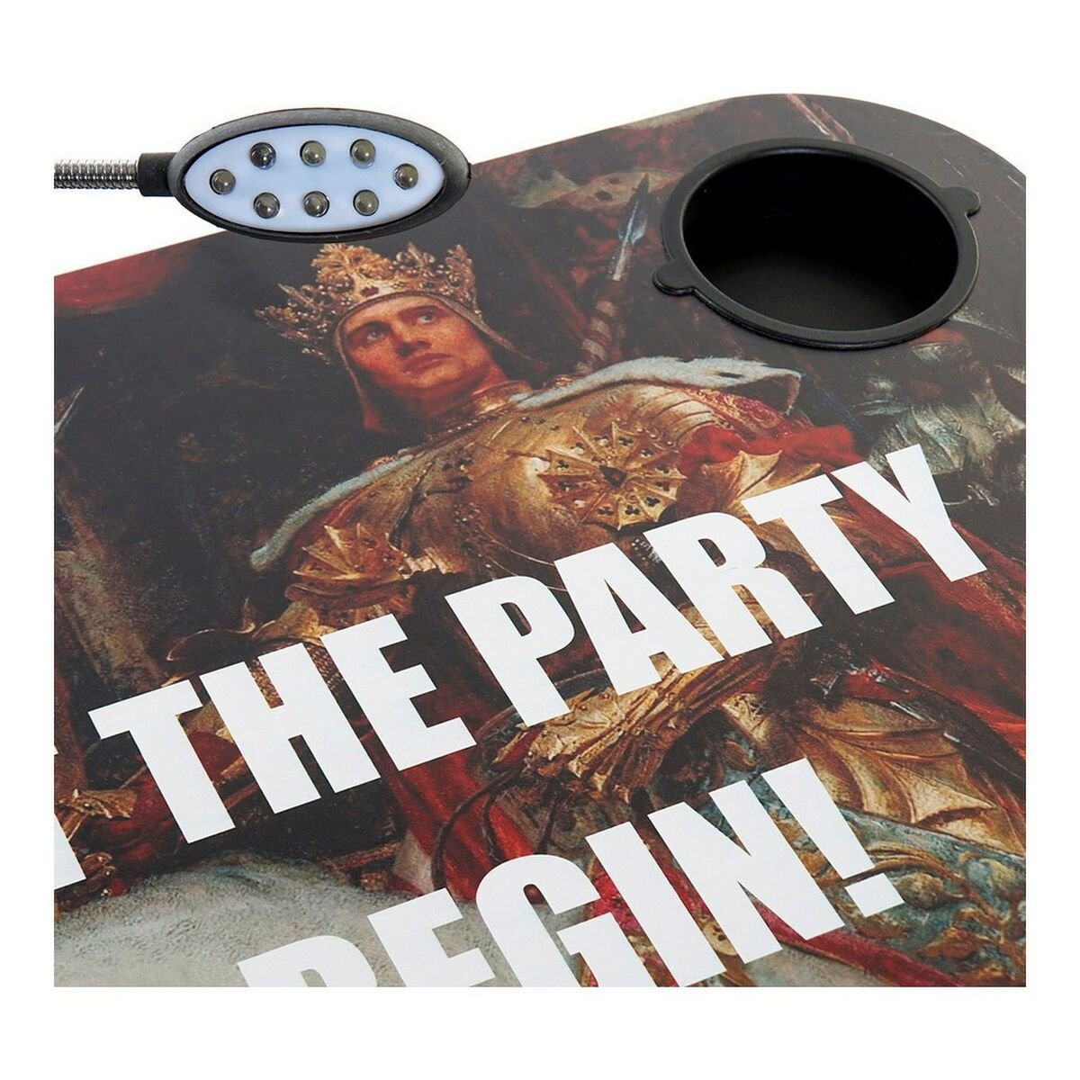 Tray DKD Home Decor Party LED PVC (48 x 38 x 7 cm)_8