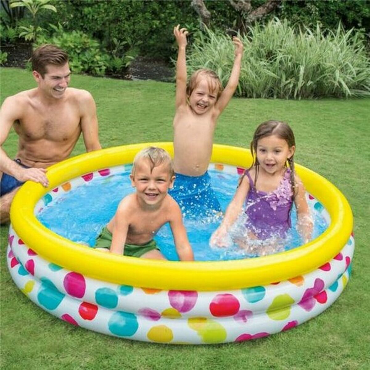 "Children's pool Intex Rainbow (Ø 168 x 38 cm)"_5