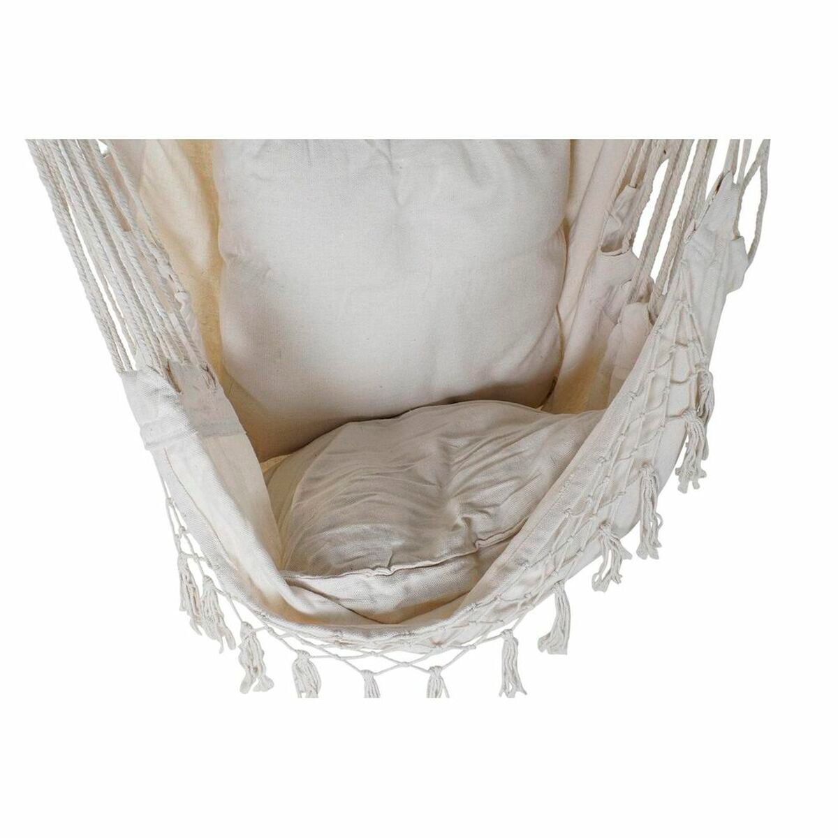 "Hammock DKD Home Decor Beige Cotton Pinewood (90 x 90 x 135 cm)"_4