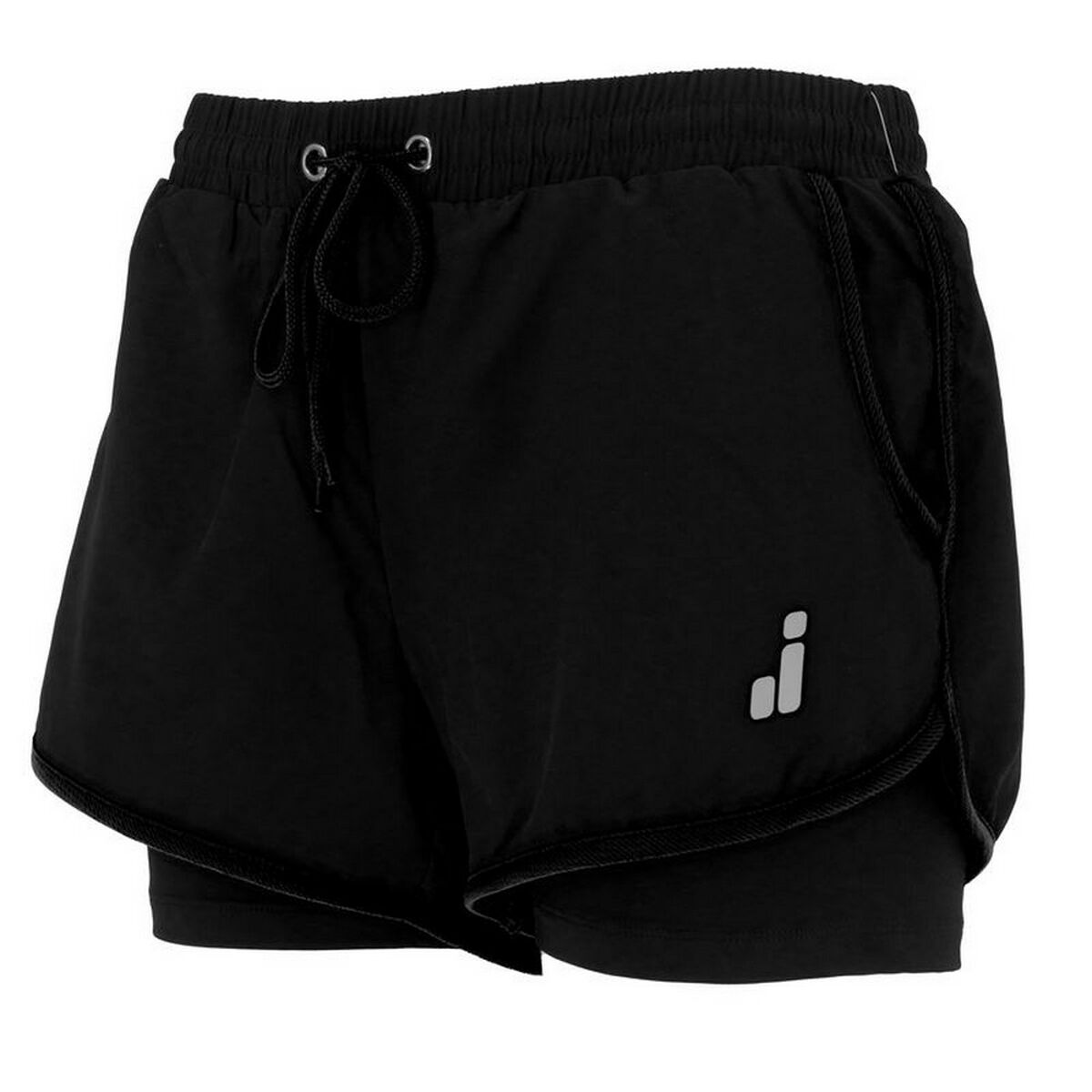 "Sports Shorts for Women Joluvi Meta Duo W Black"_0