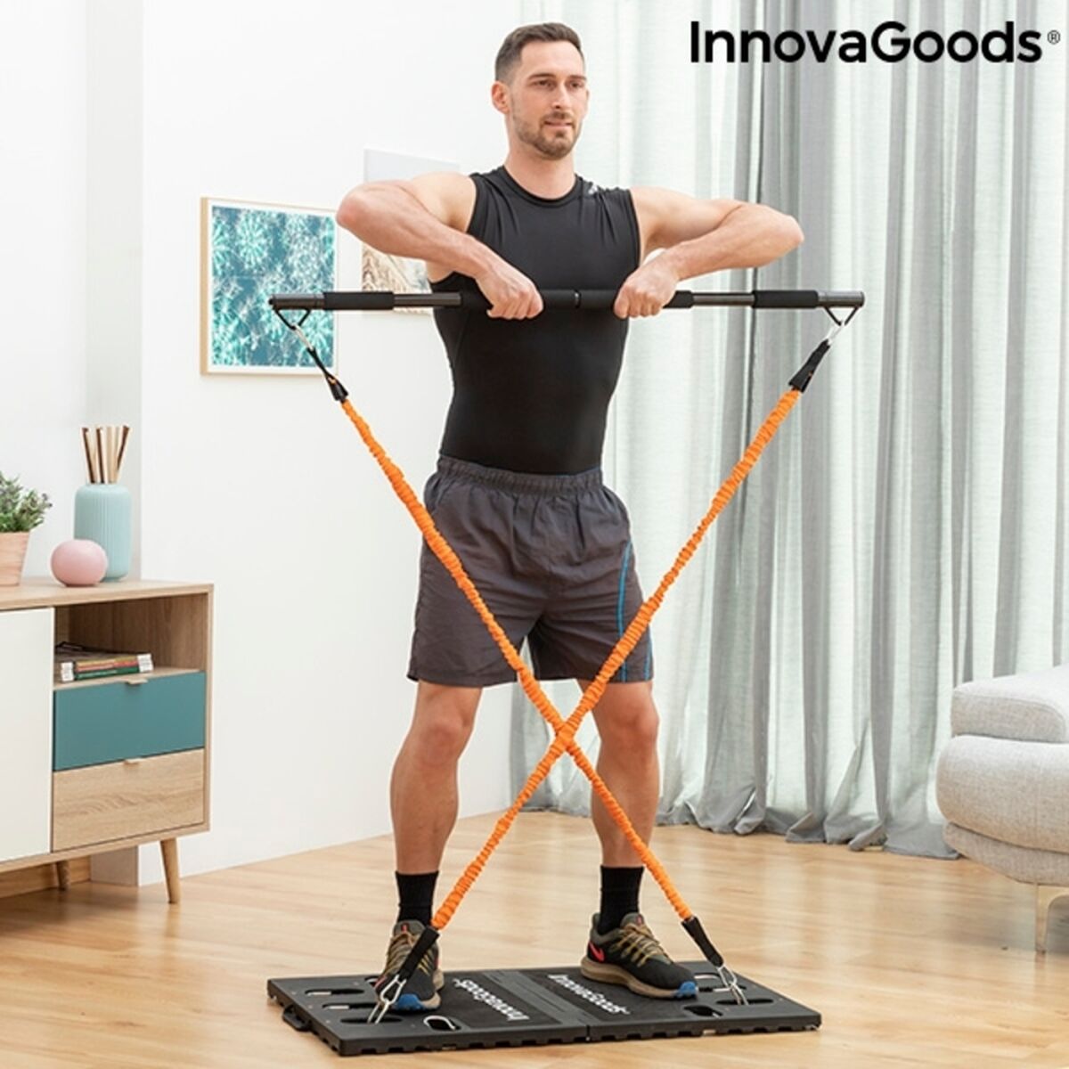 Integrated Portable Training System with Exercise Guide Gympak Max InnovaGoods_37