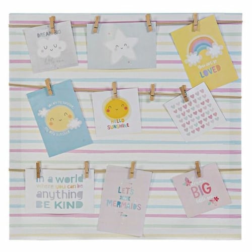 Fotoramme DKD Home Decor Sunshine Lærred (50 x 2 x 50 cm)_0