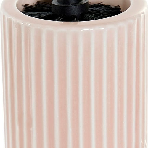 Toiletbørste DKD Home Decor Pink Stål Stentøj Polypropylen (PP) (11 x 40.5 x 11 cm)_12