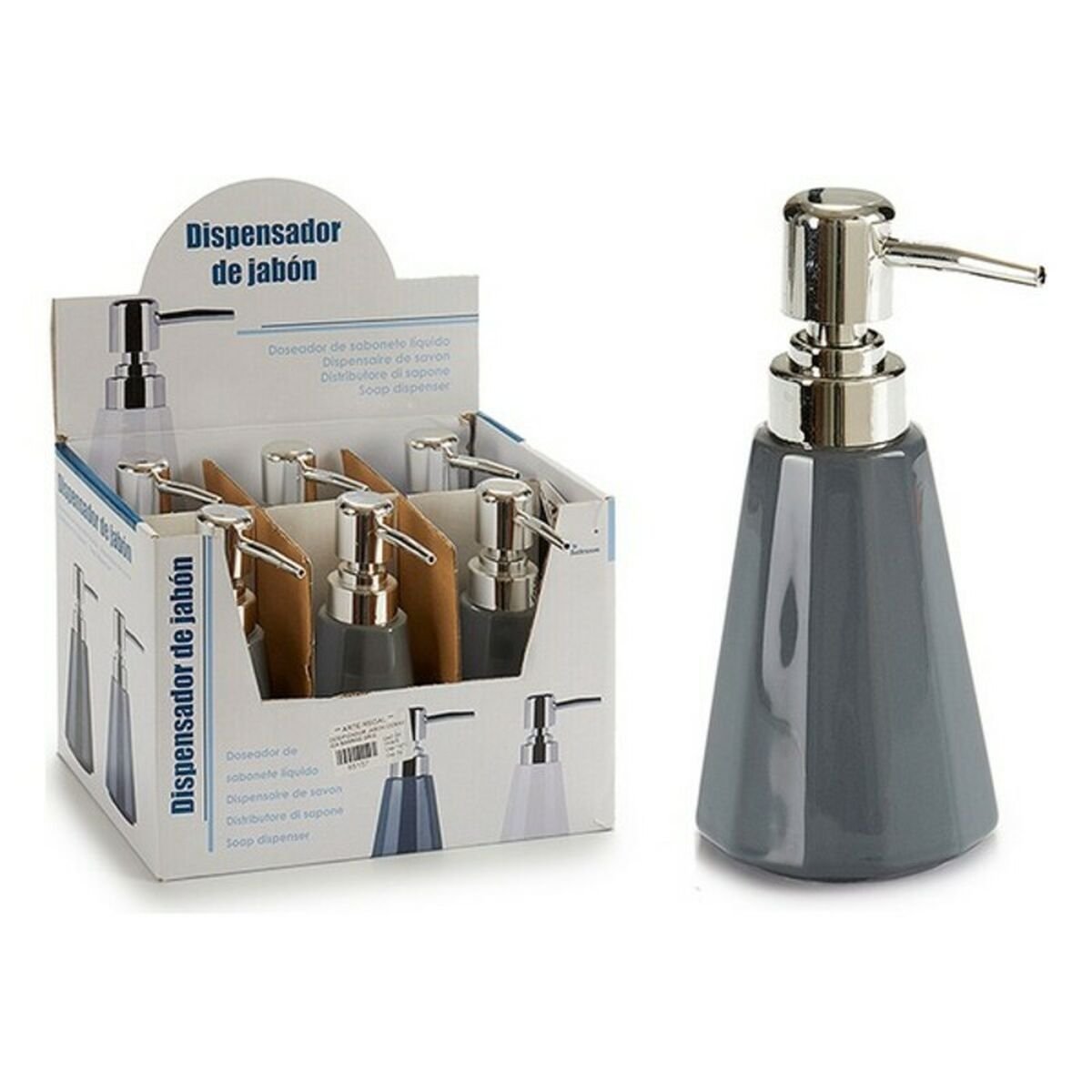 Soap Dispenser Ceramic (7,5 x 16 x 8,5 cm)_1