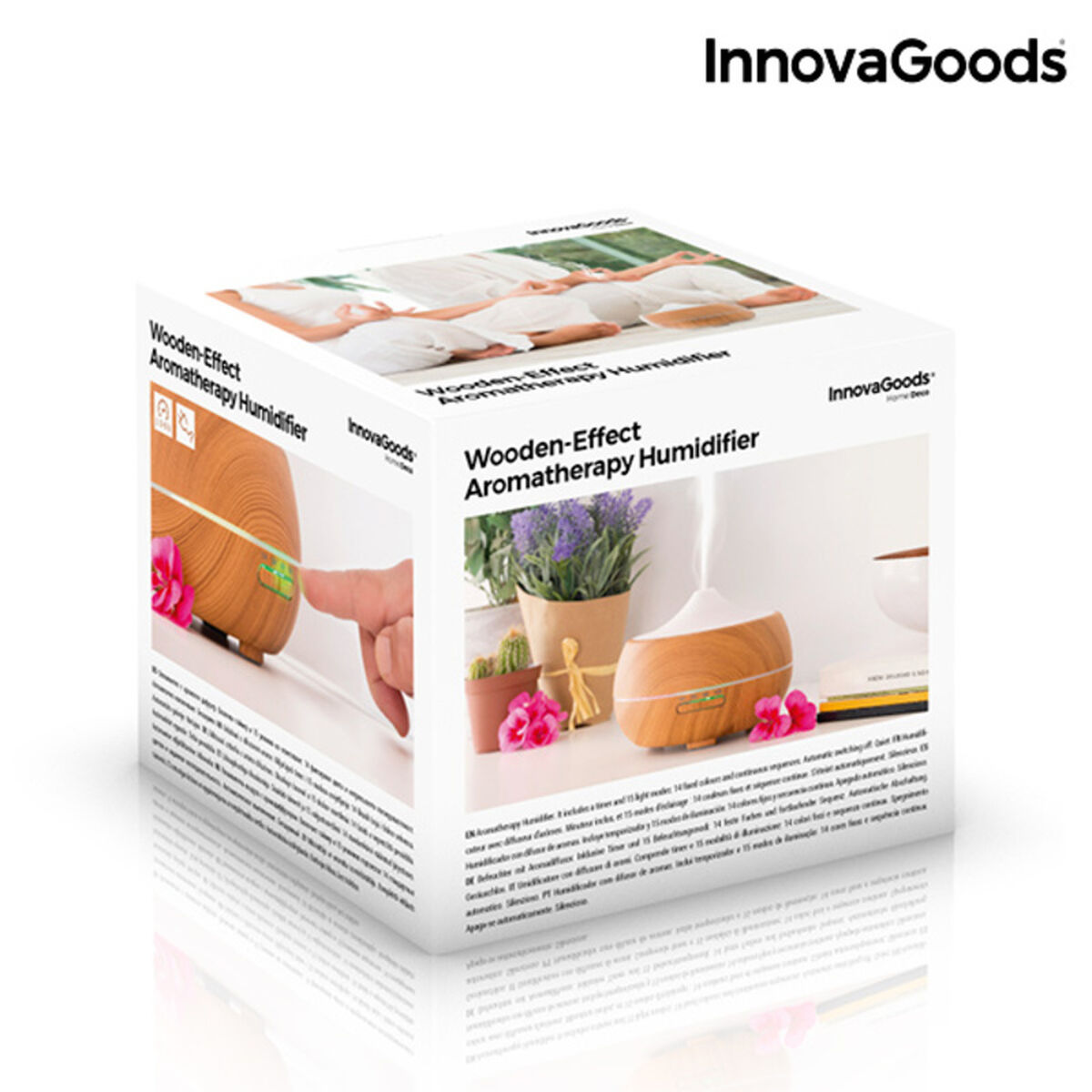 InnovaGoods Wooden-Effect Aromatherapy Humidifier_11