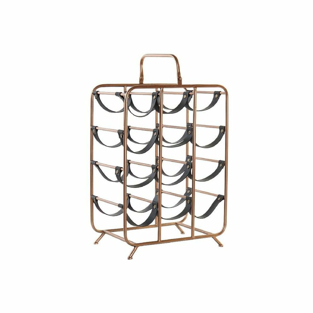 Bottle rack DKD Home Decor Metal Copper Polyurethane (37 x 23.5 x 54 cm)_0