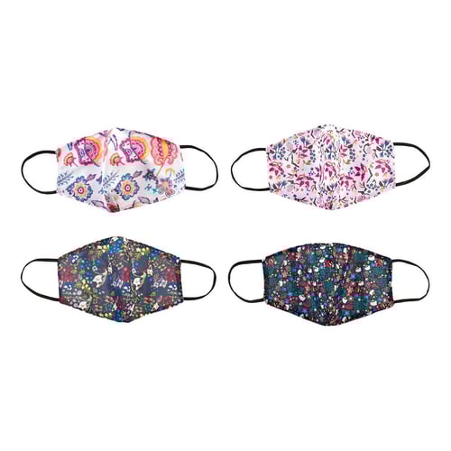 Hygienic Face Mask DKD Home Decor Black Dark brown Light Pink - picture