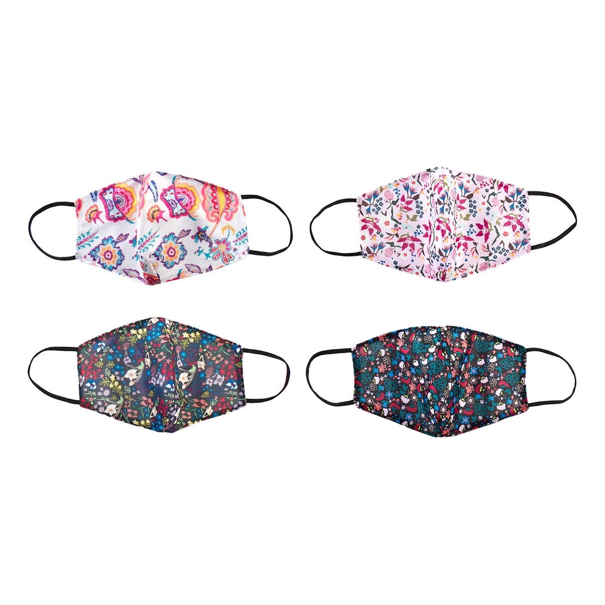 Hygienic Face Mask DKD Home Decor Black Dark brown Light Pink_0