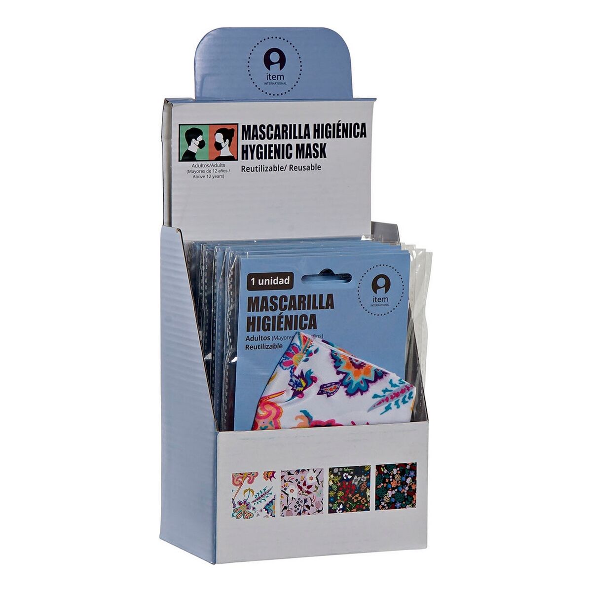 Hygienic Face Mask DKD Home Decor Black Dark brown Light Pink_5