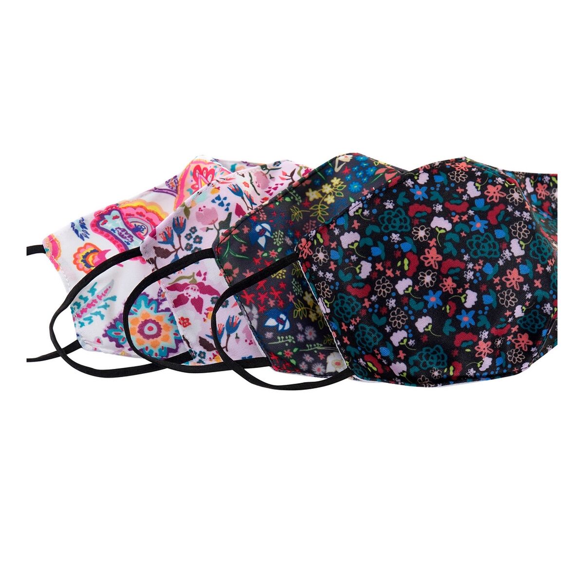 Hygienic Face Mask DKD Home Decor Black Dark brown Light Pink_8