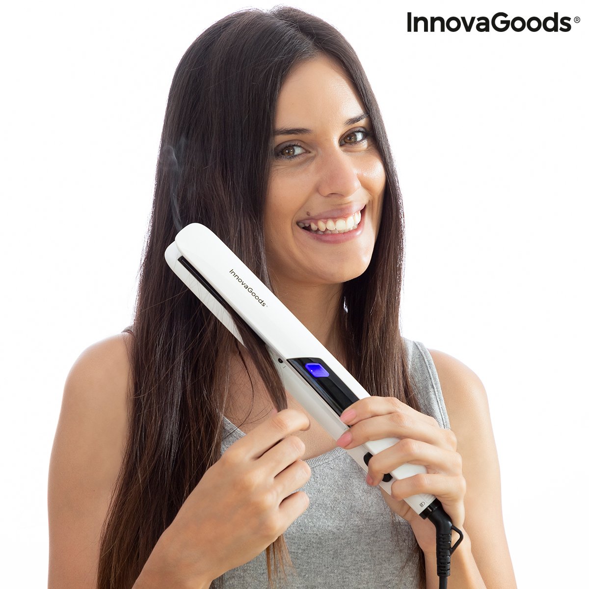 Ceramic Hair Iron with Steam Stemio InnovaGoods 36 W_24