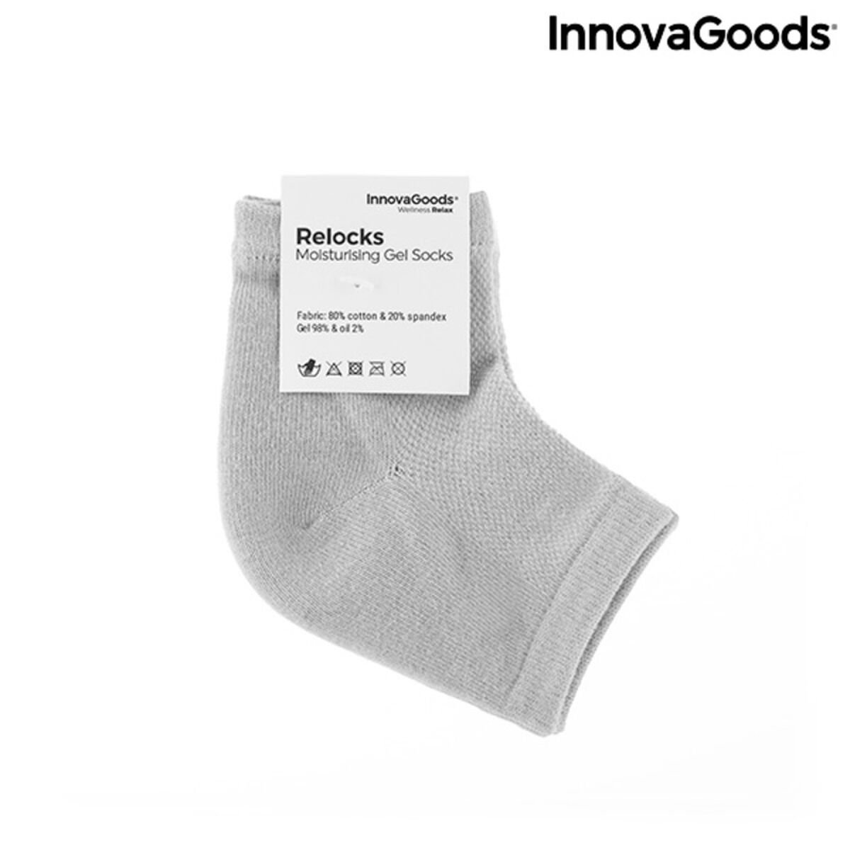 Moisturising Socks with Gel Cushioning and Natural Oils Relocks InnovaGoods_18