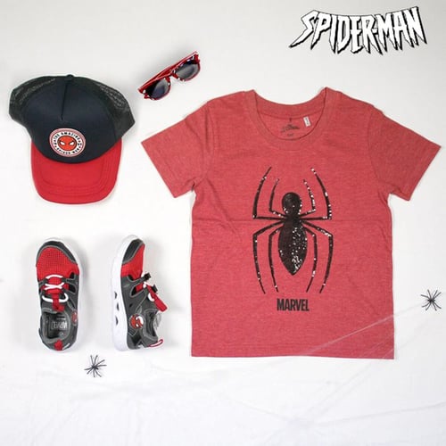 Sportssko til børn Spiderman Rød_1