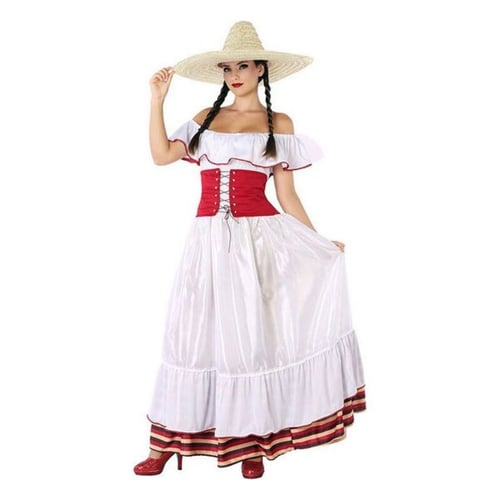 Kostume til voksne Mexicansk dame, str. XS/S - picture