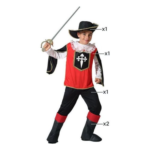 Kostyme barn Musketeer, str. 3-4 år_10