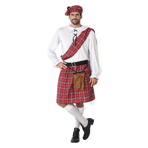 Kostume til voksne Skotsk mand, str. XS/S_0