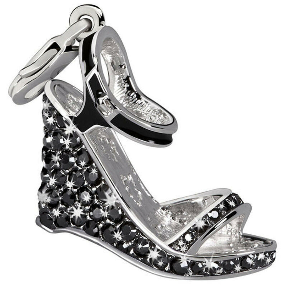 Woman's charm link Glamour GS2-01 | Black (4 cm)_0