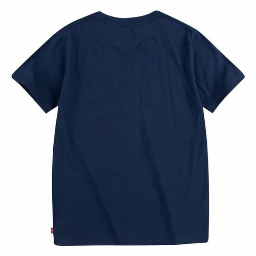 Kortærmet T-shirt til Børn Levi's Batwing Boy Dark Mørkeblå_3