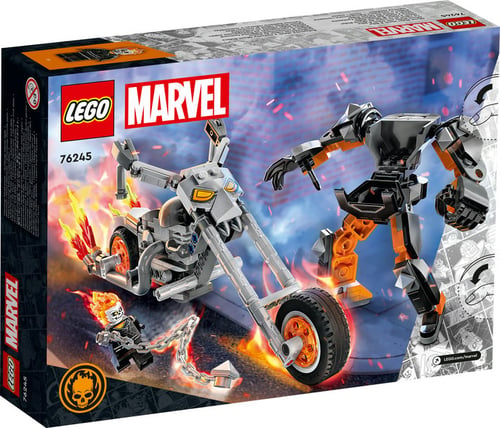 Lego Marvel Ghost Riders Kamprobot Og Motorcykel    _0