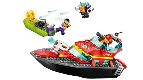 Lego City Fire Brandvæsnets Redningsbåd    _3