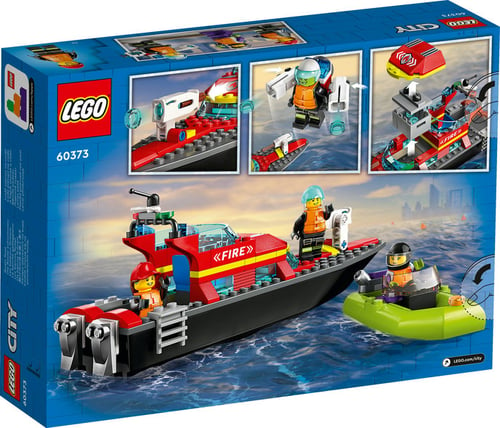 Lego City Fire Brandvæsnets Redningsbåd    _2