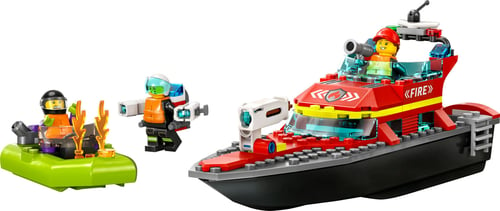 Lego City Fire Brandvæsnets Redningsbåd    _4