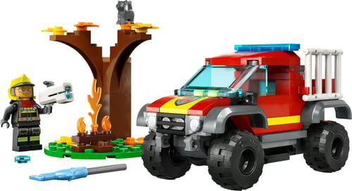 Lego City Fire Firhjulstrukket Redningsvogn    _4